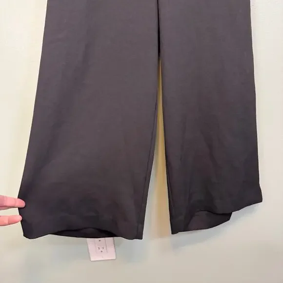 Aritzia Wilfred Ecoulement Tie Back Jumpsuit Womens 0 Black Cropped Wide Leg - Picture 7 of 10